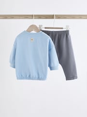 Blue Bear Baby Sweatshirt And Leggings Set 2 Piece - Image 8 of 18