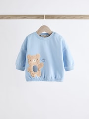 Blue Bear Baby Sweatshirt And Leggings Set 2 Piece - Image 9 of 18