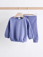 Blau - Baby Sweatshirt und Leggings im Set - Bild 1 von 15