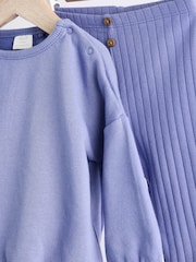 Blau - Baby Sweatshirt und Leggings im Set - Bild 11 von 15