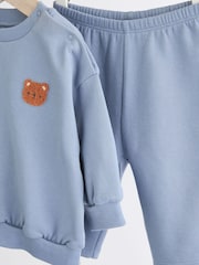 Blue Bear Baby Sweatshirt and Joggers Set - Image 5 of 8