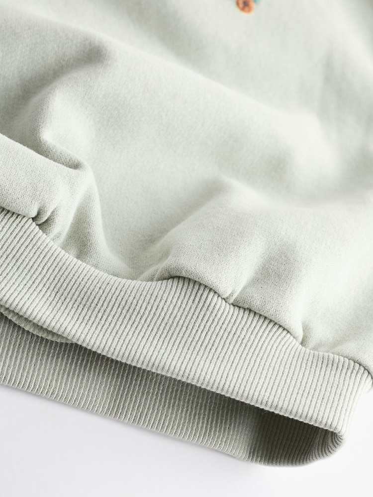 Sage Green Tractor - Conjunto de sudadera y pantalones de chándal para bebé - Imagen 15 de 15