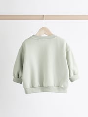 Sage Green Tractor - Conjunto de sudadera y pantalones de chándal para bebé - Imagen 8 de 15