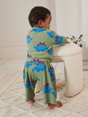Bright Dino Top And Leggings Baby Set - Image 3 of 15