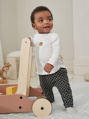 Black/White Baby Top And Leggings Set - Image 1 of 14