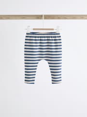 Navy Stripe Baby Top And Leggings Set - Image 8 of 14