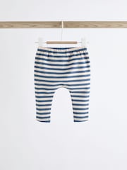 Navy Stripe Baby Top And Leggings Set - Image 9 of 14