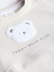 Grey Bear Baby 100% Cotton Sweatshirt And Leggings Set 2 Piece - Image 10 of 14