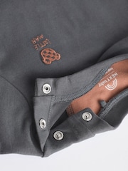 Black/Brown Baby Top And Leggings Set - Image 9 of 11