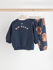 Navy Lion - Conjunto de sudadera y pantalones de chándal para bebé - Imagen 2 de 13
