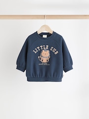 Navy Lion - Conjunto de sudadera y pantalones de chándal para bebé - Imagen 3 de 13