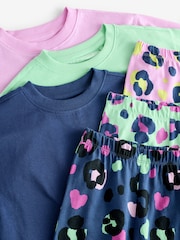 Bright Animal Print Joggers Pyjamas 3 Pack (3-16yrs) - Image 9 of 9