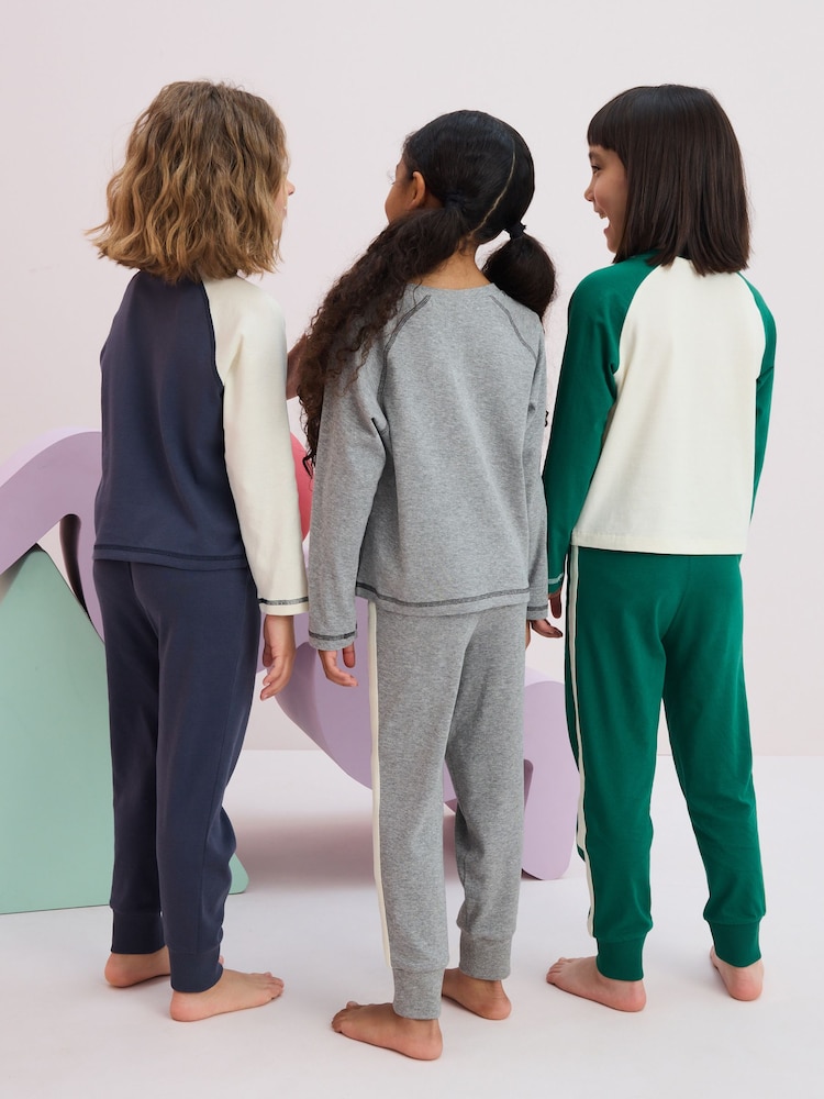 Bleu/Gris - Pyjama Jogger 3 Pack (3-16ans) - Image 3 of 11