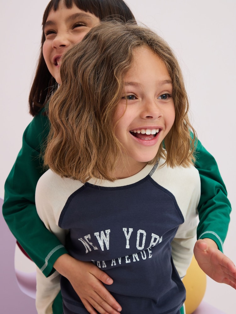 Bleu/Gris - Pyjama Jogger 3 Pack (3-16ans) - Image 4 of 11