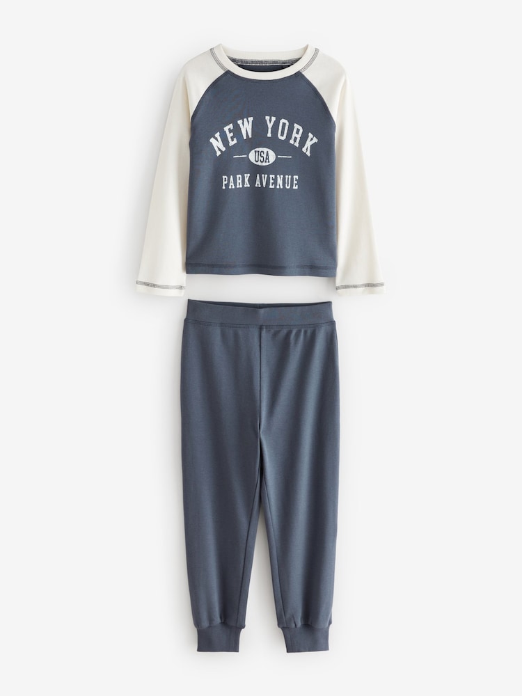Bleu/Gris - Pyjama Jogger 3 Pack (3-16ans) - Image 9 of 11