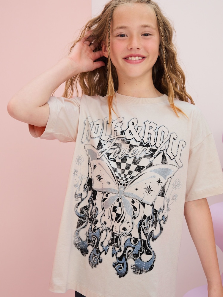 Noir/Ecru - 3 Lot 100% Coton Leggings Pyjamas (3-16ans) - Image 5 of 11