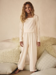Cream Cosy Pyjamas (6-16yrs) - Image 1 of 8