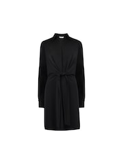 Ro&Zo Jersey Crepe Short Shirt Black Dress - Image 5 of 5
