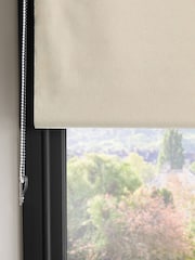 Natural Ready Made Brushed Blackout Roller Blind - Image 6 of 8
