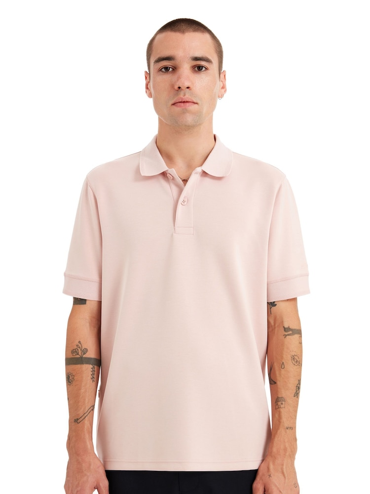 Pink - Sealskinz Roydon Polo-Shirt mit weichem Griff - Bild 1 von 5 Pink - Sealskinz Roydon Polo-Shirt mit weichem Griff - Bild 1 von 5