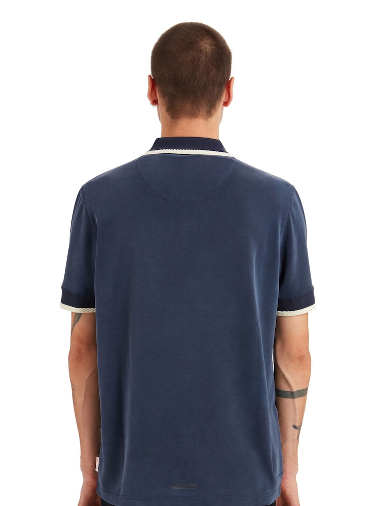 Sealskinz Hethersett Tipped Collar Polo Shirt - Image 2 of 6