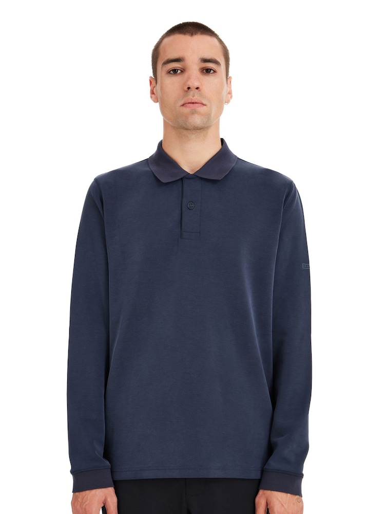 Sealskinz Blue Flordon Long Sleeve Soft Touch Polo Shirt - Image 1 of 6