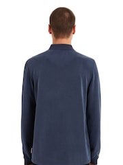 Sealskinz Blue Flordon Long Sleeve Soft Touch Polo Shirt - Image 2 of 6