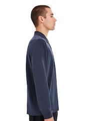 Sealskinz Blue Flordon Long Sleeve Soft Touch Polo Shirt - Image 4 of 6