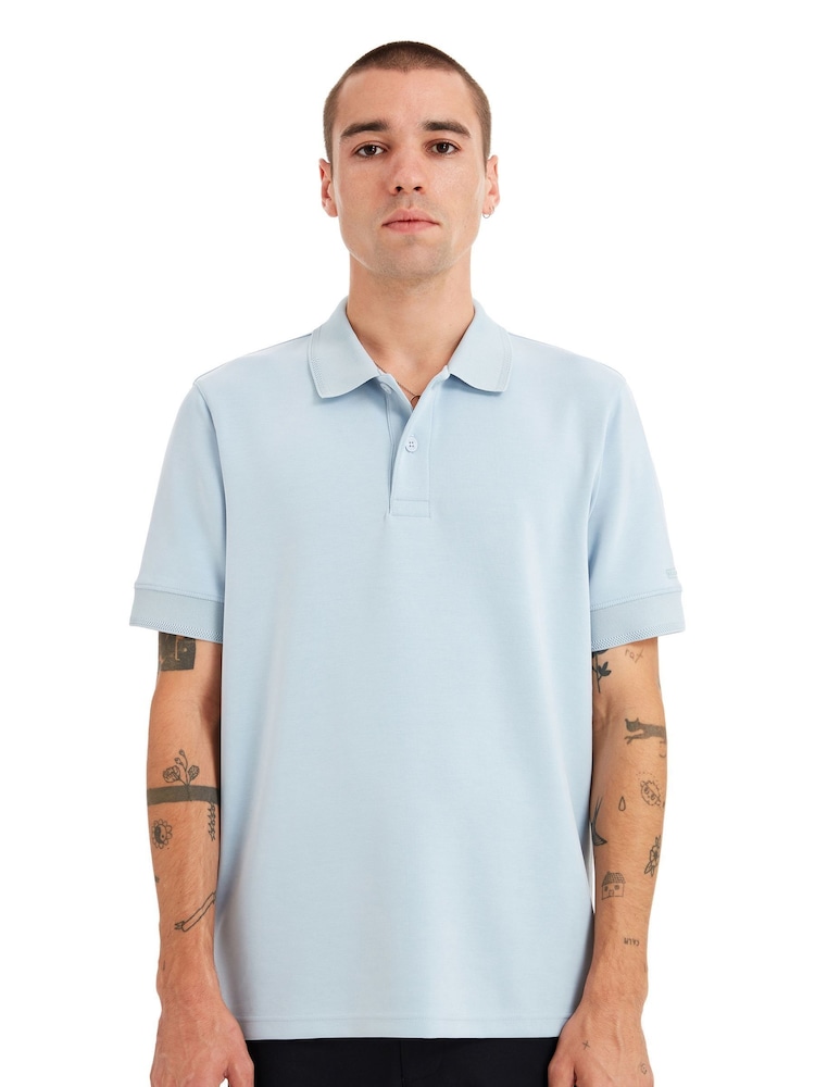 Синий - Мягкая рубашка поло Sealskinz Roydon - Image 1 of 6