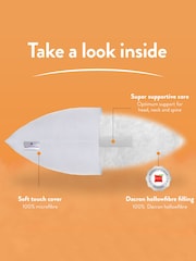 Slumberdown 2 Pack Climate Control Super Support White Pillows - Image 4 of 5