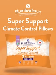 Slumberdown 2 Pack Climate Control Super Support White Pillows - Image 5 of 5
