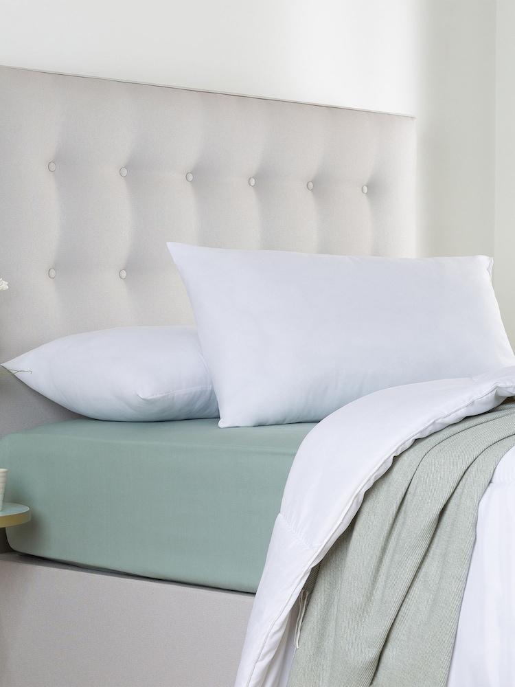 Slumberdown 2 Support Anti Allergy White Pillow - Image 1 of 5