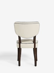 Nina Campbell Set of 2 Natural Ashburn Walnut Effect Leg Dining Chairs - Image 5 of 7