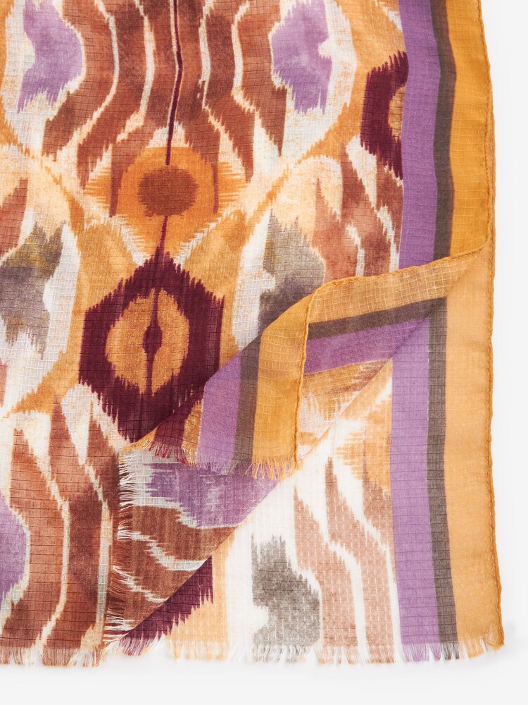 Aztec Print Lightweight Scarf - Image 6 of 6