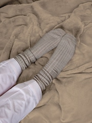 Slumberdown Natural Elegantly Warm Luxury Heated Throw - Image 1 of 6