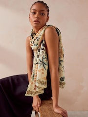 Lobster Print Lightweight Scarf - Image 1 of 6
