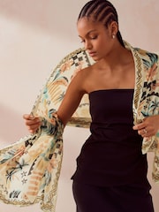 Lobster Print Lightweight Scarf - Image 2 of 6