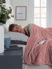 Slumberdown Pink Comfy Hugs 10 Temperature Settings Heated Throw - Image 2 of 7