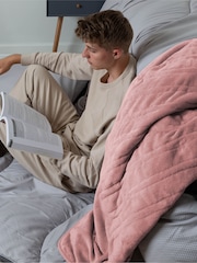 Slumberdown Pink Comfy Hugs 10 Temperature Settings Heated Throw - Image 3 of 7