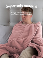 Slumberdown Pink Comfy Hugs 10 Temperature Settings Heated Throw - Image 4 of 7
