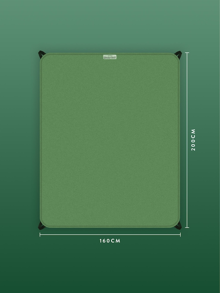 Slumberdown Green Unwind Outside Waterproof Throw - Image 10 of 10