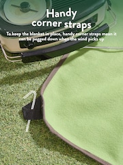 Slumberdown Green Unwind Outside Waterproof Throw - Image 4 of 10