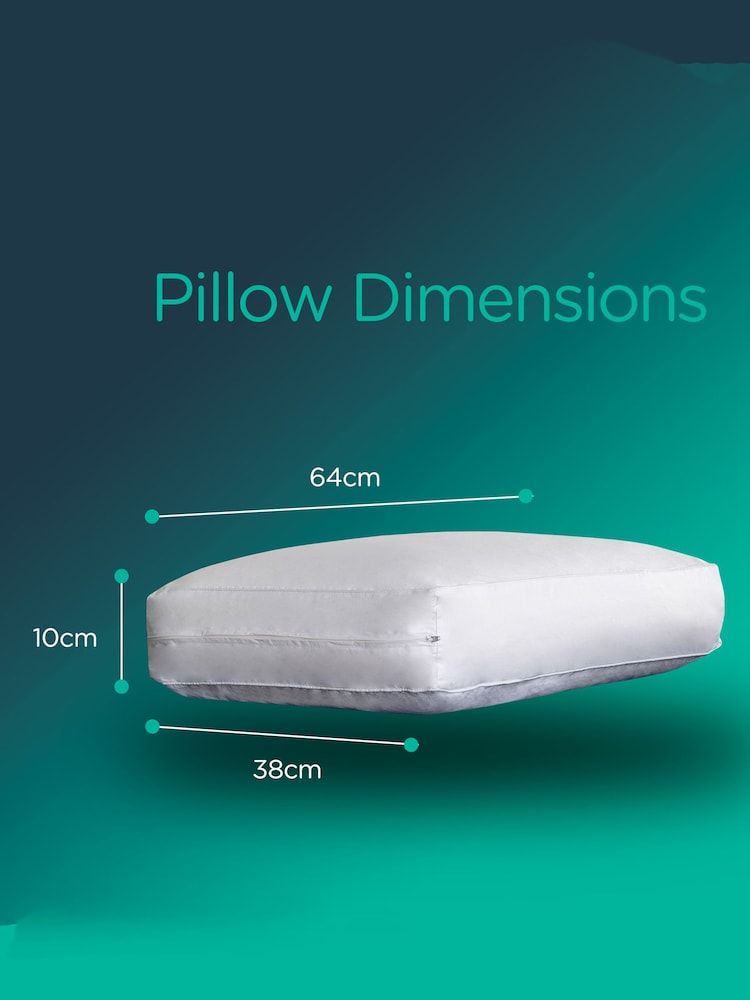Snuggledown Firm Support Bliss Cotton Touch White Pillow - Image 8 of 8
