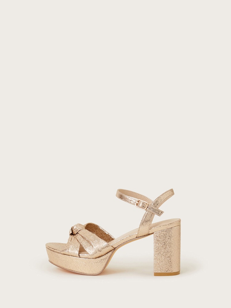 Monsoon Twist Knot Platform Heels - Image 1 of 3