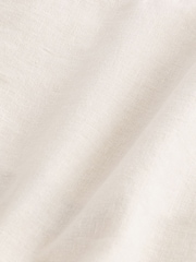 Ecru White Linen Viscose Shorts - Image 10 of 10