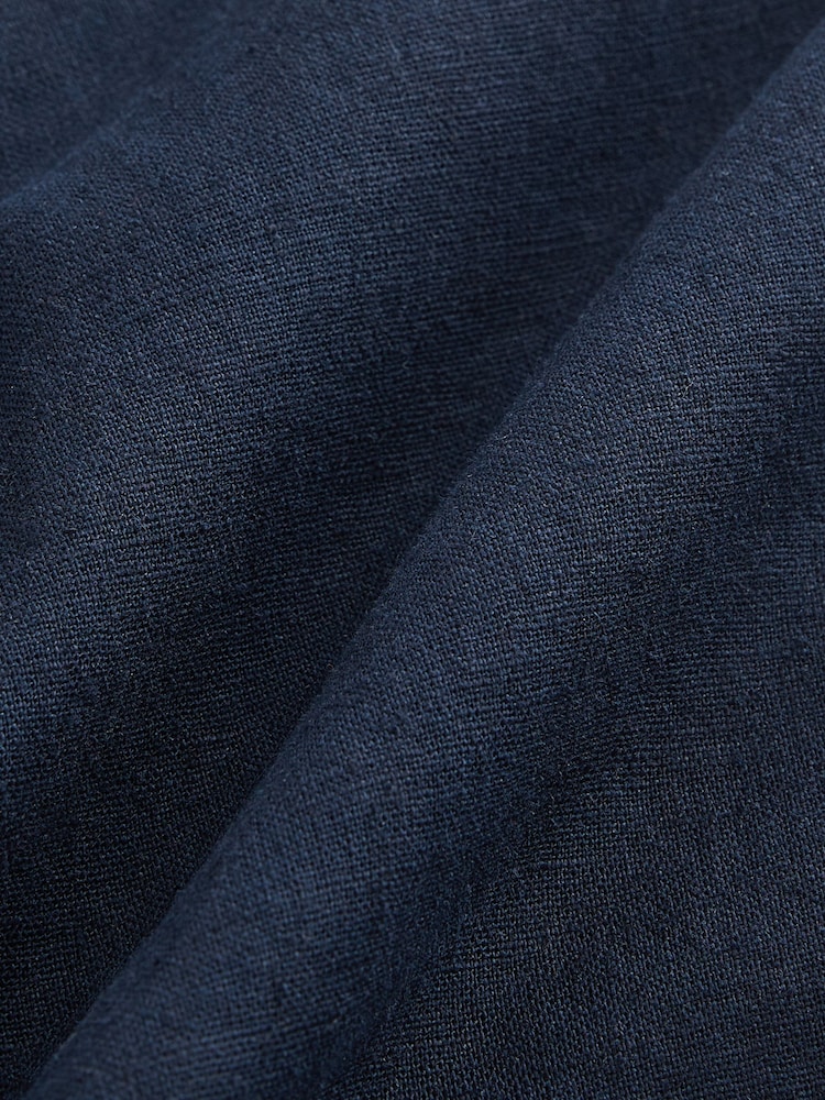 Marineblau/blau - Shorts aus Leinen und Viskose - Bild 11 von 11