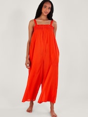 Monsoon Orange Eve Plain Jumpsuit - Image 1 of 5