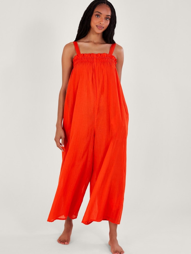Monsoon Orange Eve Plain Jumpsuit - Image 1 of 5