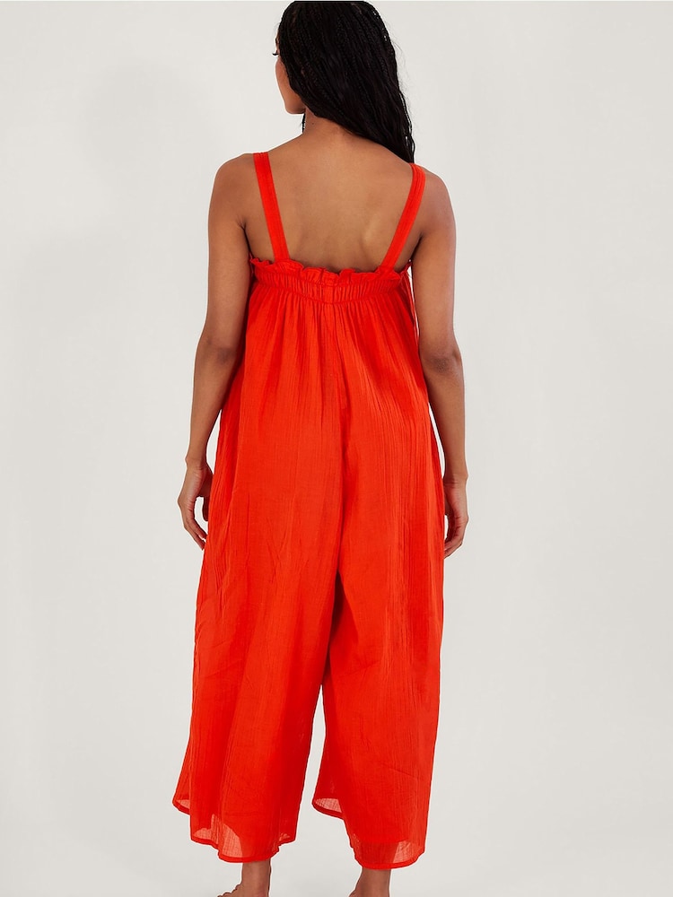 Monsoon Orange Eve Plain Jumpsuit - Image 2 of 5
