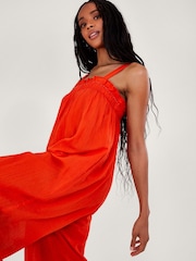 Monsoon Orange Eve Plain Jumpsuit - Image 3 of 5